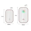 Waterproof Long Distance Remote Control Wireless Doorbell - Black 2 in 1 - 2