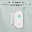 Waterproof Long Distance Remote Control Wireless Doorbell - Black 2 in 1 - 5