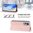 Ulefone Note 14 Pink RFID Leather Phone Case - Dual-Folded Magnetic - 4