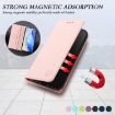 Ulefone Note 14 Pink RFID Leather Phone Case - Dual-Folded Magnetic - 6