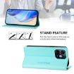 Ulefone Note 16 Pro Mint Green RFID Leather Phone Case Dual-Folded - 4