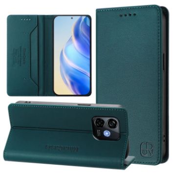 Ulefone Note 16 Pro Dark Green RFID Leather Magnetic Phone Case - 1