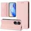 Ulefone Note 17 Pro Pink RFID Leather Case - Dual-Folded Magnetic Suction - 1