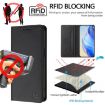 Ulefone Note 17 Pro RC01 Dual-Folded Magnetic RFID Leather Case Black - 5