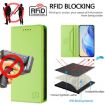 Ulefone Note 20 Pro Grass Green RFID Leather Phone Case Dual-Folded - 5