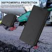 Ulefone Note 20 Pro RC01 Dual-Fold Magnetic RFID Leather Case Black - 7