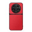 Xiaomi 14 Ultra Red Litchi Leather Magnetic Shockproof Phone Case - 1