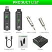 XTUGA SF-1 UHF Wireless XLR Transmitter & Receiver for Mic/Guitar - 9