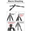 BEXIN W-334C Carbon Fiber Tripod & Monopod for DSLR Camera (Black) - 3