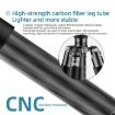 BEXIN W-334C Carbon Fiber Tripod & Monopod for DSLR Camera (Black) - 4