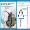 BEXIN W-334C Carbon Fiber Tripod & Monopod for DSLR Camera (Black) - 7