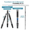 BEXIN W-334C Carbon Fiber Tripod & Monopod for DSLR Camera (Black) - 9