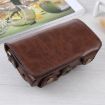Samsung Galaxy Camera EK-GC100/110/200 Leather Case Bag with Strap - Coffee - 4