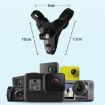 Helmet Belt Mount for GoPro, Insta360, DJI & Action Cameras - Black - 6