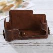 FUJIFILM X-E3 PU Leather Camera Half Case Base, 1/4" Thread, Coffee - 1