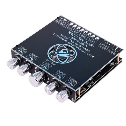 220W Bluetooth Wireless TP3251 Stereo Amplifier Board with Treble & Bass - 1