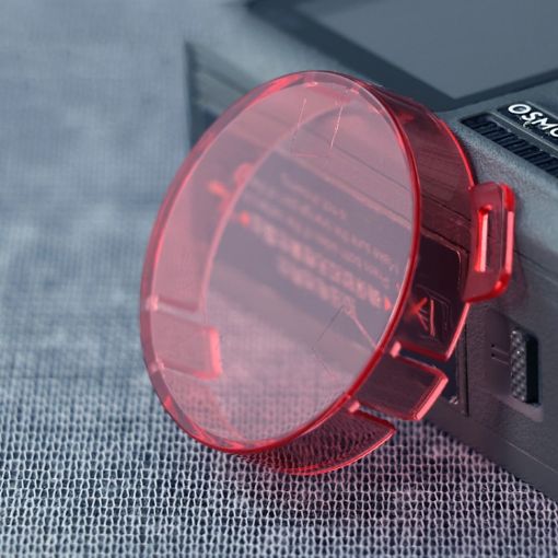 Snap-on Pink Round Lens Filter for DJI Osmo Action Camera - 1