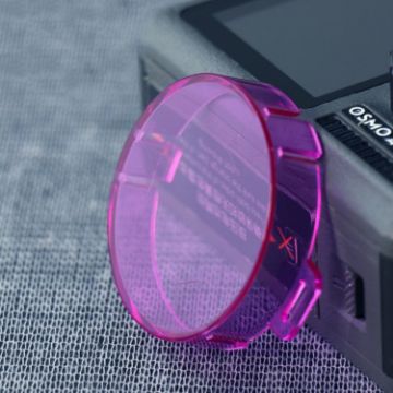 Snap-on Purple Round Lens Filter for DJI Osmo Action Camera - 1