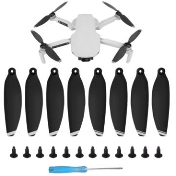 Sunnylife 4726F Low Noise Propellers for DJI Mini SE/2/2 SE - 8 PCS Silver - 1