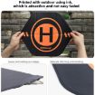 Sunnylife 35cm Fast-Fold Leather Drone Landing Pad for DJI Neo/Avata/Mini - 5