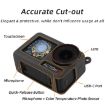 DJI Osmo Action 5 Pro Silicone Protective Case with Lanyard - Black - 3