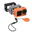 DJI Osmo Action 5 Pro STARTRC Orange Silicone Case with Lens Cover - 7