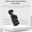 DJI OSMO Pocket 3 STARTRC Fixed Mount Expansion Adapter Bracket Black - 6