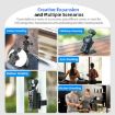 DJI Osmo Pocket 3 STARTRC Magnetic Mount Base Bracket (Black) - 6