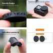 Sunnylife 2pcs Silicone Lens Cap for DJI Osmo Action 5 Pro/4/3 (Black) - 6