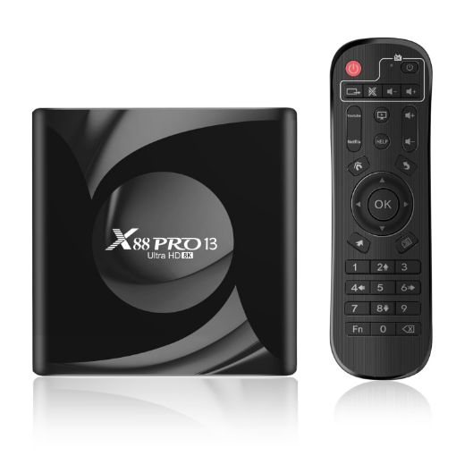 X88 Pro 13 Android 13.0 TV Box, RK3528 Quad-Core, 4G+32GB, UK Plug - 1