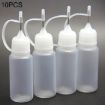 10 PCS PET Pinhole E-cigarette Oil Bottles - 5ml Capacity - 1