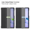 Galaxy Tab S6 T860/T865 Black Leather Case with Holder & Sleep/Wake Function - 5