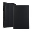 Galaxy Tab S6 T860 Leather Case, Black - Elastic Texture, Holder, Flip - 1