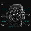 SKMEI 1155B Men's Gold Waterproof Sports Watch with Large Dial - 5