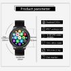 CF22 1.3" IPS Smart Watch, IP67 Waterproof, Sleep/Heart Rate/BP Monitor, Blue - 3