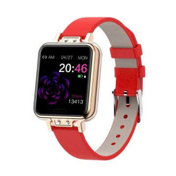 ZL13 Smart Watch, 1.22" Color Screen, IP67, Sleep/Heart Rate/Menstrual, Red - 1