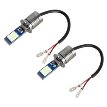 H3 2 PCS DC12-24V Car Fog Lights 24LEDs SMD-3030 Ice Blue 10.5W - 1
