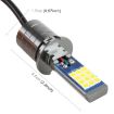 H3 2 PCS DC12-24V Car Fog Lights 24LEDs SMD-3030 Gold Light - 3