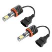 H11 Car Fog Lights 2PCS 24LEDs SMD-3030 DC12-24V/10.5W Gold Light - 1