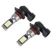 9005 Car Fog Lights 24LEDs SMD-3030 White/Ice Blue DC12-24V 8.6W 2PCS - 1