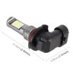 9005 Car Fog Lights 24LEDs SMD-3030 White/Ice Blue DC12-24V 8.6W 2PCS - 3