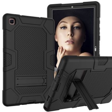 Samsung Galaxy Tab A7 10.4 (2020) Shockproof Case with Holder - Black - 1
