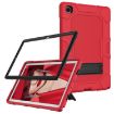 Samsung Galaxy Tab A7 10.4 (2020) Shockproof Case with Holder - Red Black - 2
