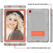 Samsung Galaxy Tab A7 10.4 2020 Shockproof Case with Holder Grey Orange - 3