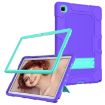 Shockproof Case for Samsung Galaxy Tab A7 10.4 (2020) - Purple Mint Green - 2