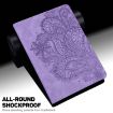 Samsung Galaxy Tab S2 9.7 T815 Peacock Pattern Flip Leather Case Purple - 5