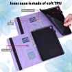 Samsung Galaxy Tab S2 9.7 T815 Peacock Pattern Flip Leather Case Purple - 9