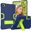 Samsung Galaxy Tab A7 10.4 (2020) Shockproof Case Navy Blue/Yellow-Green - 1