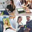 Samsung Galaxy Tab A7 10.4 (2020) Shockproof Case Navy Blue/Yellow-Green - 7