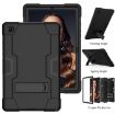 Samsung Galaxy Tab A7 10.4 (2020) Shockproof Case with Holder - Black - 4